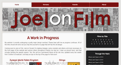 Desktop Screenshot of joelonfilm.com