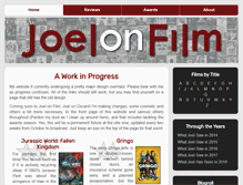 Tablet Screenshot of joelonfilm.com